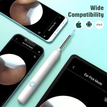 Load image into Gallery viewer, WIFI Camera Earwax Remover N30 Pro with 6 LEDs 1080P High-definition Headphones IP67 Waterproof Headphones for IOS and Android
