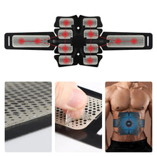 Load image into Gallery viewer, Eletric Muscle Stimulator Abdominal Massager Abs Fitness Equipment Fat Burner Weight Loss Belt Vibrator Abdomen Trainer Sticker
