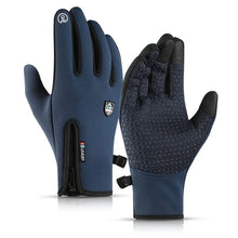 Load image into Gallery viewer, Winter Thermal Gloves Waterproof Windproof Outdoor Sports Warm Cycling Gloves Full Finger Touch Screen Glove Men Women
