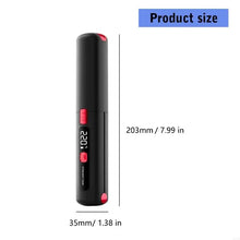Load image into Gallery viewer, 2 In 1 Hair Straightener And Curler Wireless Charging Ionic Frizz Control LCD Digital Display Lightweight Portable ABS

