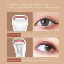 Load image into Gallery viewer, Electric Eyelash Curler Long-lasting Styling USB Charging Makeup Tool Portable Adjustable Temperature Heating Eyelash Curler
