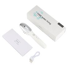 Load image into Gallery viewer, Household Electric RF Hair Growth Comb Oil Applicator Red Blue Head Massage Brush Stimulates Scalp Anti-Hair Loss
