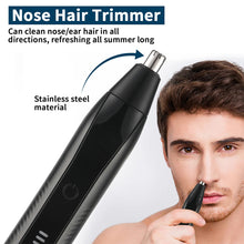 Load image into Gallery viewer, Electric Nose Hair Trimmer for Men Multi Functional Men's Beauty Set Detachable Head Eyebrow Nose Ear Trimmer
