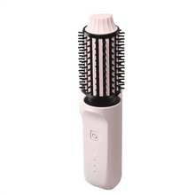 Load image into Gallery viewer, 2-In-1 Smart Wireless Electric Comb For Straightening And Curling Hair, Large Capacity, Salon-Quality Accessory
