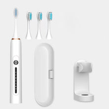 Load image into Gallery viewer, Ultrasonic Sonic Electric Toothbrush USB Charger Smart Teeth Tooth Brush for Adults Whitening IPX7 Waterproof Travel Box Holder
