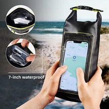 Load image into Gallery viewer, 2L Swimming Dry Bag Touch Screen Outdoor Waterproof Shoulder Kayak Trekking Beach Drifting PVC Pack Rafting Surfing Boating Bag
