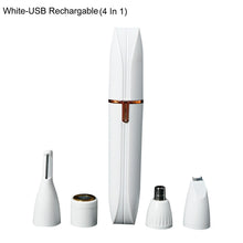 Load image into Gallery viewer, 4 In 1 Electric Epilator Electric Eyebrow Nose Hair Trimmer Painless Shaver Depilator Face Body Hair Removal Tool For Men Women
