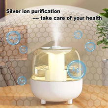 Load image into Gallery viewer, 4L Large Capacity Air Humidifier For Bedroom Portable Usb Water Climatizer For Home With Nightlight Air Purifier Aroma Diffuser
