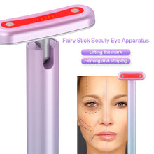 Load image into Gallery viewer, 4 in 1 Facial Skincare Tool Red Light For Face Neck EMS Microcurrent Face Massage Anti-Aging Skin Tightening Beauty Wand
