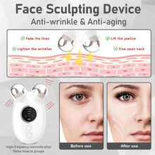 Load image into Gallery viewer, Facial Massager EMS Microcurrent Lifting Device Face Roller Anti Wrinkle V Shape Lift Chin-up Face Lift Machine Skincare Tool
