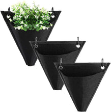 Load image into Gallery viewer, Plants Hanging Bag with Hook Garden Plant Bag Wall Mount Pocket Planter Bag Flower Bag Pot Non-woven Cloth Flower Stand
