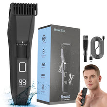 Load image into Gallery viewer, Men's Electric Groin Hair Trimmer Pubic Hair Trimmer Body Grooming Clipper Bikini Epilator Rechargeable Shaver Razor
