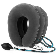 Load image into Gallery viewer, Neck Massager 3/4 Layer Inflatable Air Cervical Neck Traction Support Pain Stress Relief Neck Collar Pillow Neck Stretching Brace
