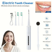 Load image into Gallery viewer, Electric Teeth Whitening Dental Calculus Scaler Plaque Coffee Stain Tartar Removal High Frequency Sonic Toothbrush Teeth Cleaner
