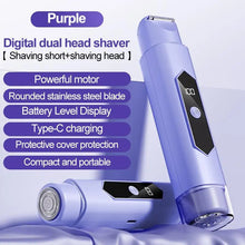 Load image into Gallery viewer, Protable 2 IN 1 Dual-Head Full-Body Hair Trimmer For Men And Women Waterproof And Safe Easy To Use Cordless
