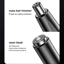 Load image into Gallery viewer, Electric Nose Hair Trimmer Hair Shaving Tool Portable Nose Machine Shaver Clipper Cutter And Ear Razor Trimmer For Men And Women
