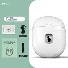Load image into Gallery viewer, Automatic Electric Nail Clippers USB Rechargeable Nail Trimmer Grinder Clipper Cutter Polishing Tools With Light For Baby Adult
