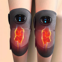 Load image into Gallery viewer, Heated Knee Massager Shoulder Brace Adjustable Vibrations And Heating Modes Heating Pad For Knee Elbow Shoulder Relax Legs
