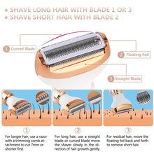 Load image into Gallery viewer, Body Epilator For Women Hair Remover Bikini Trimmer Face Hair Removal Painless Depilator Electric Shaver Eyebrow Hair Trimmer

