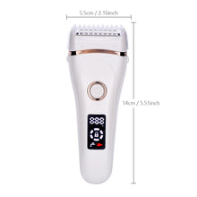 Load image into Gallery viewer, USB Rechargeable Lady Shaver Hair Removal Clipper Device Women Epilator Electric Shaving Scraping Razor Remover Waterproof
