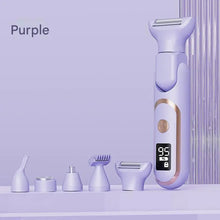 Load image into Gallery viewer, 5 in1 Women's Electric Hair Trimmer for Body Face Bikini Underarm Nose-IPX7 Wet Dry USB Rechargeable Painless Precision Trimming
