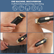 Load image into Gallery viewer, Groin Hair Trimmer for Men Pubic Hair Trimmer Ball Trimmer Replaceable Ceramic Blade Heads Type-C Rechargeable &amp; Wireless Charge
