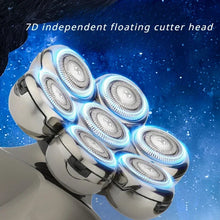 Load image into Gallery viewer, Men's Electric Razor Multi-function Electric Shaver Bald Hair Mechanism Trimmer for Men

