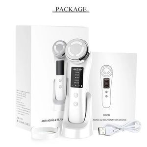 Beauty Equipment Facial Pores Facial Cleansing EMS Neck Lifting Facial Massage Radio Frequency Gift