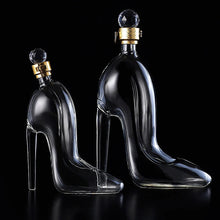 Load image into Gallery viewer, 375ml 700ml High-Heels Shoes Shaped Whisky Decanter Glass Crystal Merlot Rum Vodka Wine Bottle Liquor Dispenser Bar Tools
