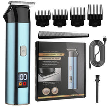 Load image into Gallery viewer, Hair Trimmer for Men Rechargeable Hair Clippers Beard Trimmer Home Haircut Kit Cordless Barber Grooming Sets Waterproof Trimmer
