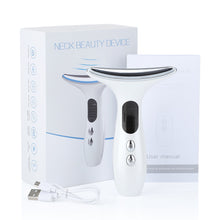 Load image into Gallery viewer, EMS Face Lifting Neck Tightening Vibrator Skin Care Red Light IPL Rejuvenation Beauty Anti-wrinkle Face Massager Device
