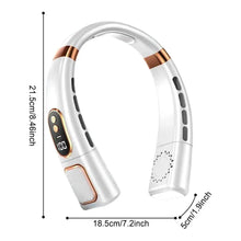 Load image into Gallery viewer, Portable Hanging Neck Fan 4000 MAh Battery Below 40 DB Rechargeable Outdoor Home Camping Mini Fan  Brushless Motor Neckband Fan
