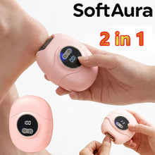 Load image into Gallery viewer, Soft Aura Electric Nail Clipper Automatic Nail File Grinder Rechargeable Safe for Adults Kids Manicure Pedicure Home Use
