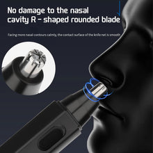 Load image into Gallery viewer, Popular Painless Electric Nasal hair Trimmer Usb Rechargeable Beard Nasal Ear Hair Trimmer Available for both men &amp; women
