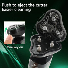 Load image into Gallery viewer, 3D 4 in 1 Electric Shaver For Men Multi-Function Electric Shaver Razor USB Car Rechargeable Whole Body Washable Shavers
