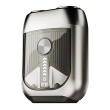 Load image into Gallery viewer, Electric Shaver Rechargeable Aluminum Alloy Magnetic Double Head Shaver IPX7 Waterproof Portable Men Beard Trimmer
