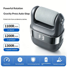 Load image into Gallery viewer, Pedicure Tools with 3 Grit Heads Portable Feet Dead Skin Remover Rechargeable Callus Remover for Feet Hard Skin Smooth Polishing
