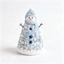 Load image into Gallery viewer, DIY Beaded Christmas Tree Craft Kit Crystal Bead Mini Tree with Angel Topper, Handmade Holiday Tabletop Decor for Home Christmas
