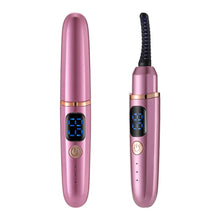 Load image into Gallery viewer, Long-Lasting Styling Electric Eyelash Curler 3 Heat Settings LED Screen Heated Eyelash Clip Power Display Quick Heating
