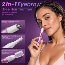 Load image into Gallery viewer, Nose &amp; Eyebrow Hair Trimmer For Men &amp; Women - USB Rechargeable Facial Trimmer, Painless And Easy Clean Beauty Kit
