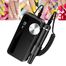 Load image into Gallery viewer, 2 In 1 Electric Nail Drill Portable Rechargeable Professional Wireless Electronic Nail File file Gradient
