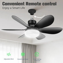 Load image into Gallery viewer, 30W Ceiling Fan Light E27 with Remote LED Dimming Function Suitable for Living Room Study and Home Use 85-265V
