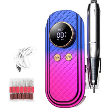 Load image into Gallery viewer, Electric Nail Drill Machine Set Low Noise Nail Drill 35000rpm Nail Polishing Machine with Nail Drill Bits
