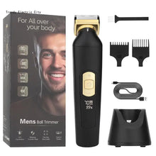 Load image into Gallery viewer, Body Shaver Pubic Hair Trimmer for Men Manscape Groin Trimmer Body Hair Trimmer Shaver Body Groomer Waterproof
