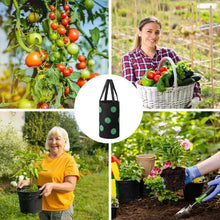 Load image into Gallery viewer, Strawberry Grow Bag Hanging Plant Bag 12 Multi Port Impermeable Strawberry Vanilla Tree Planting Bag Gardening Seedlings Growing
