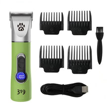Load image into Gallery viewer, Professional Cordless Dog Grooming Clipper Heavy Duty Electric Pet Hair Trimmer Shear for Thick Coats Large Dog Shaver Scissor
