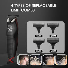 Load image into Gallery viewer, Professional Hair Clipper Wireless Hair Trimmer Hair Cutting Machine Electric Zero Cutting Machine Trimmer for Men
