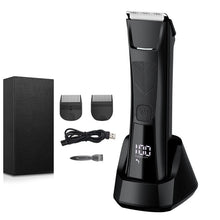 Load image into Gallery viewer, Body Hair Trimmer for Men Groin  Electric Manscaper Pubic Hair Remover Epilator Chest Grooming Clippers Waterproof Men's Shaver
