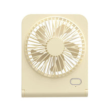 Load image into Gallery viewer, Small Desk Fan 2000mAh USB Rechargeable Cooling Fan 3 Speed Cool Wind Blower Portable Air Circulation Ventilador for Home Office
