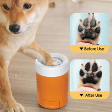 Load image into Gallery viewer, Portable Pet Paw Cleaning Cup Semi-Automatic Cleaning And Grooming Dog And Cat Foot Washing Cup Outdoor Dog Paw Foot Washing Cup
